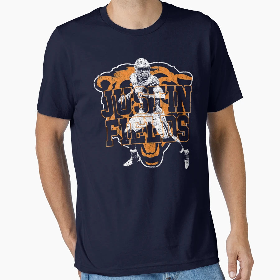 Justin Fields T-Shirt - Trendy Graphic for Adults - T-Shirt, Sweatshirt, Hoodie