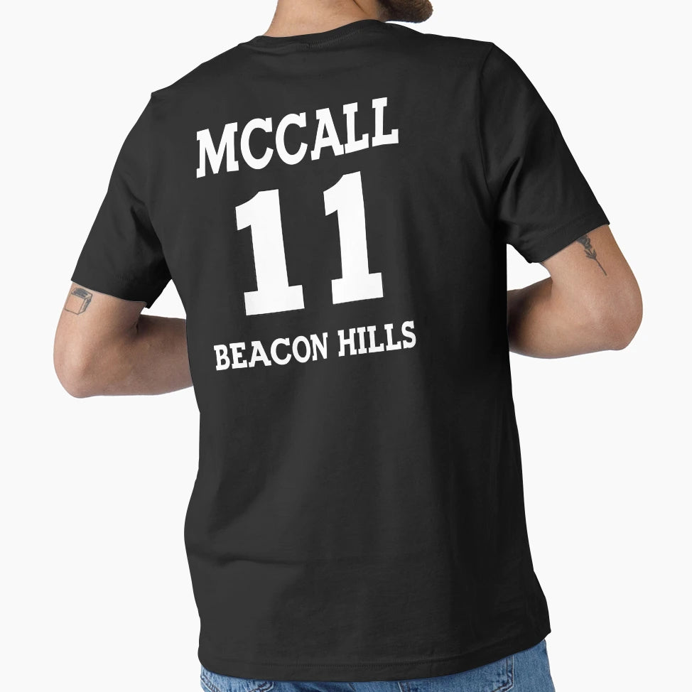Mccall 11 Beacon Hills T-Shirt - Novelty Apparel Unisex - T-Shirt, Sweatshirt, Hoodie