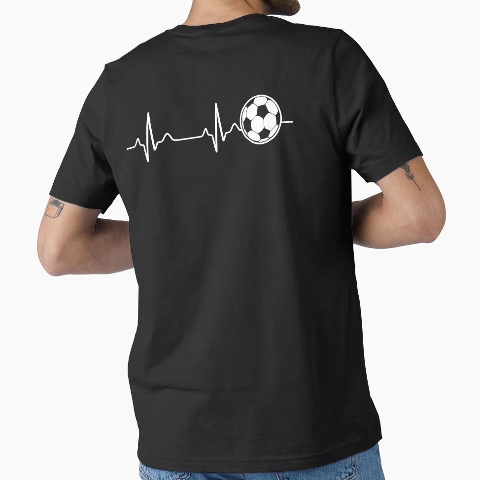 Soccer Keeps My Heart Kicking T-Shirt - Novelty Apparel for Adults - T-Shirt, Sweatshirt, Hoodie