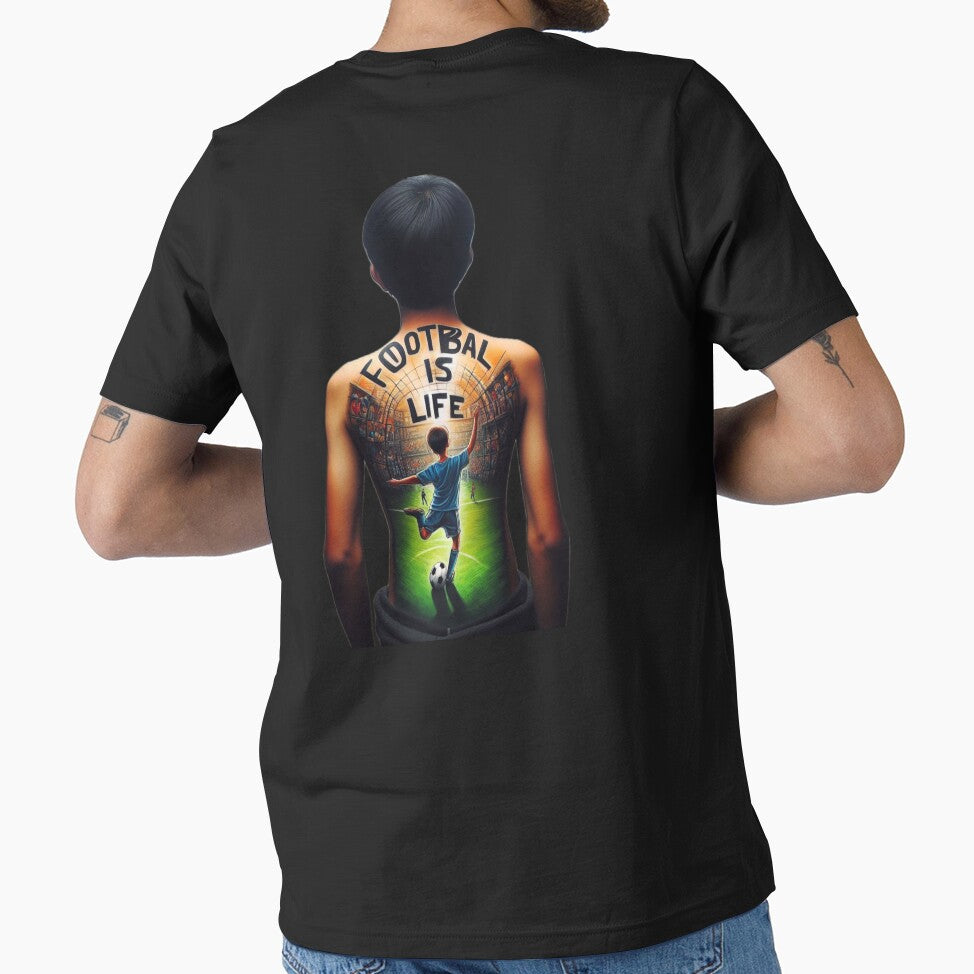 Football is whole life by Marko Stefano - Adult & Kids T-Shirts, Sweatshirts & Hoodies apparel design preview 1