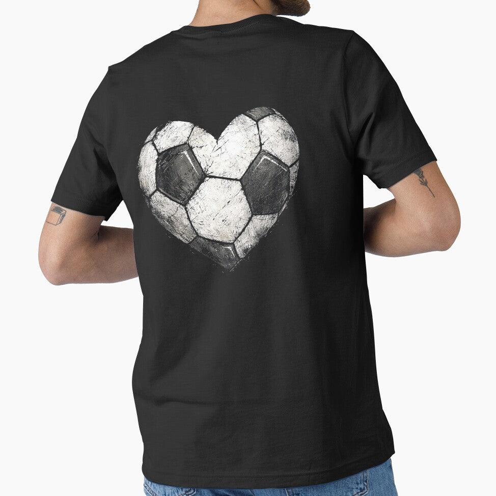 My Soccer Heart- Kind of Love by Uniquely4You2 - Adult & Kids T-Shirts, Sweatshirts & Hoodies apparel design preview 1