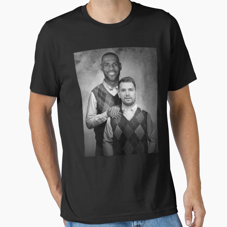 Luka Doncic And James T-Shirt - Casual Everyday Wear for Adults - T-Shirt, Sweatshirt, Hoodie