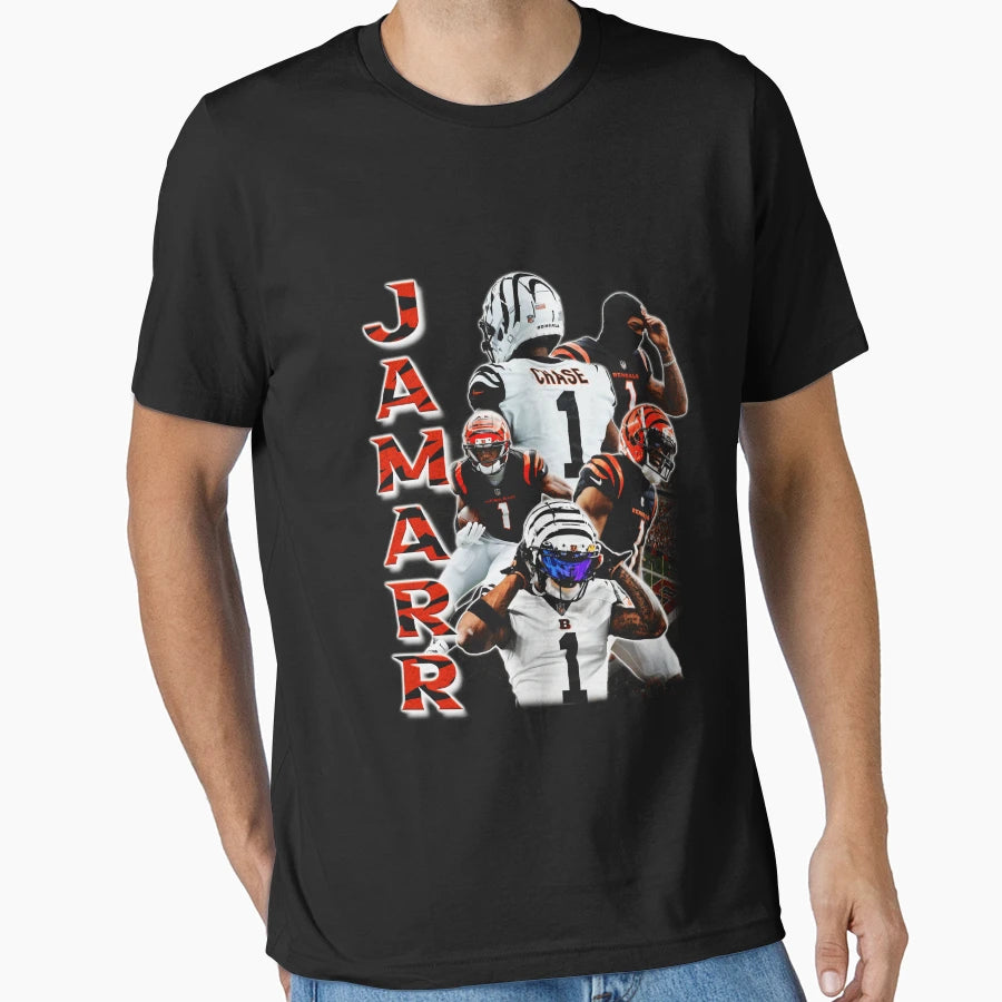 Jamarr Chase Collage T-Shirt - Custom Art Print Unisex - T-Shirt, Sweatshirt, Hoodie
