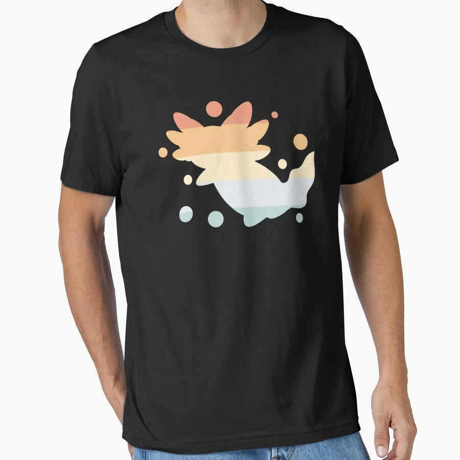 Cute Retro Pastel Axolotl Amphibian by - Adult & Kids T-Shirts, Sweatshirts & Hoodies apparel design preview 1