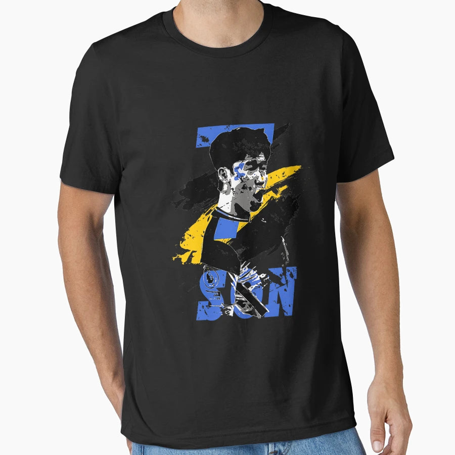 Son Heung Min Football T-Shirt - Custom Art Print for Adults - T-Shirt, Sweatshirt, Hoodie