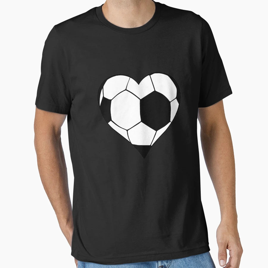 Soccer Heart Soccer Mom Dad Team T-Shirt - Streetwear Style for Adults - T-Shirt, Sweatshirt, Hoodie