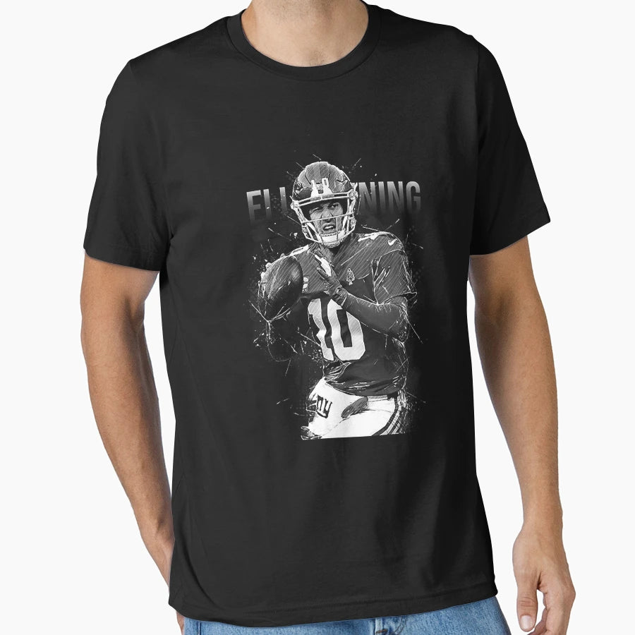 Eli Manning T-Shirt - Custom Art Print for Adults - T-Shirt, Sweatshirt, Hoodie