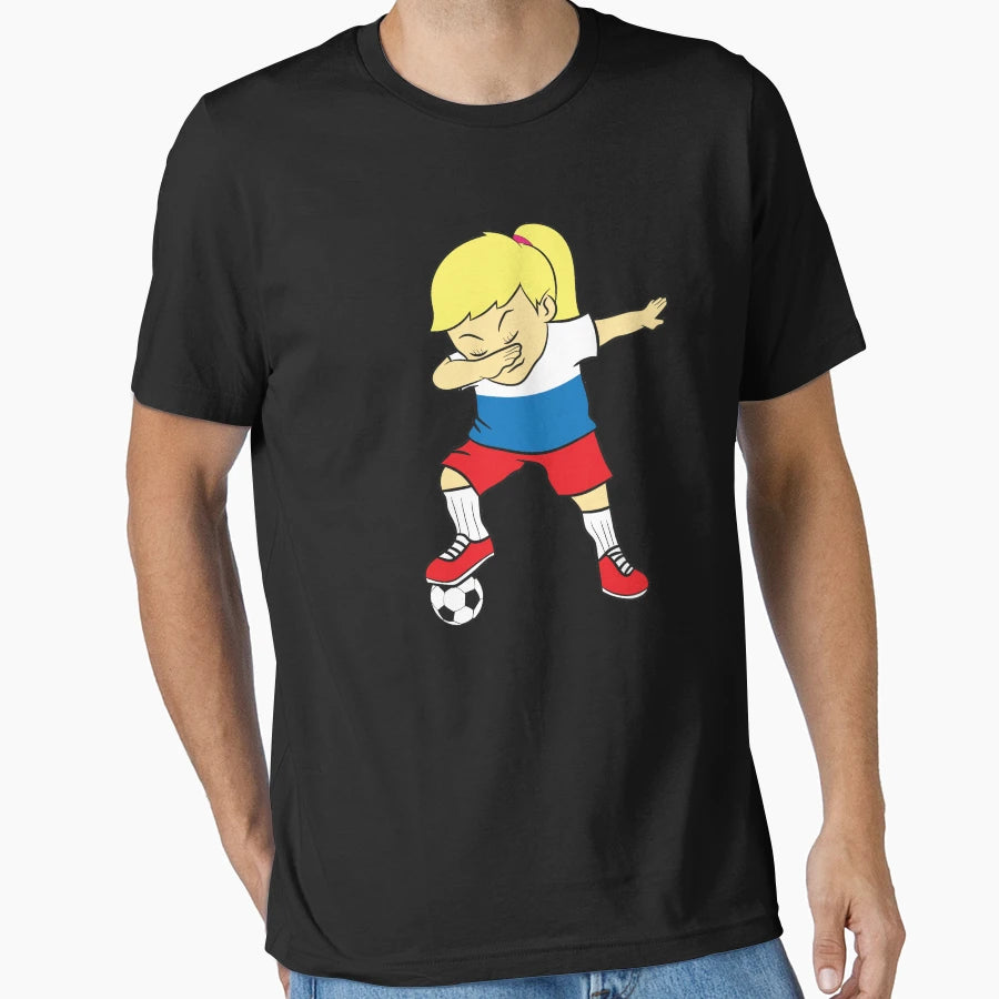 Soccer Player Russia Jersey Dab Dabben T-Shirt - Novelty Apparel Men Women - T-Shirt, Sweatshirt, Hoodie