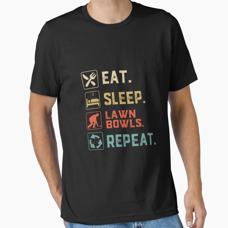 Lawn Bowls Funny Grandpa Gift Fathers T-Shirt - Unique Graphic Men Women - T-Shirt, Sweatshirt, Hoodie