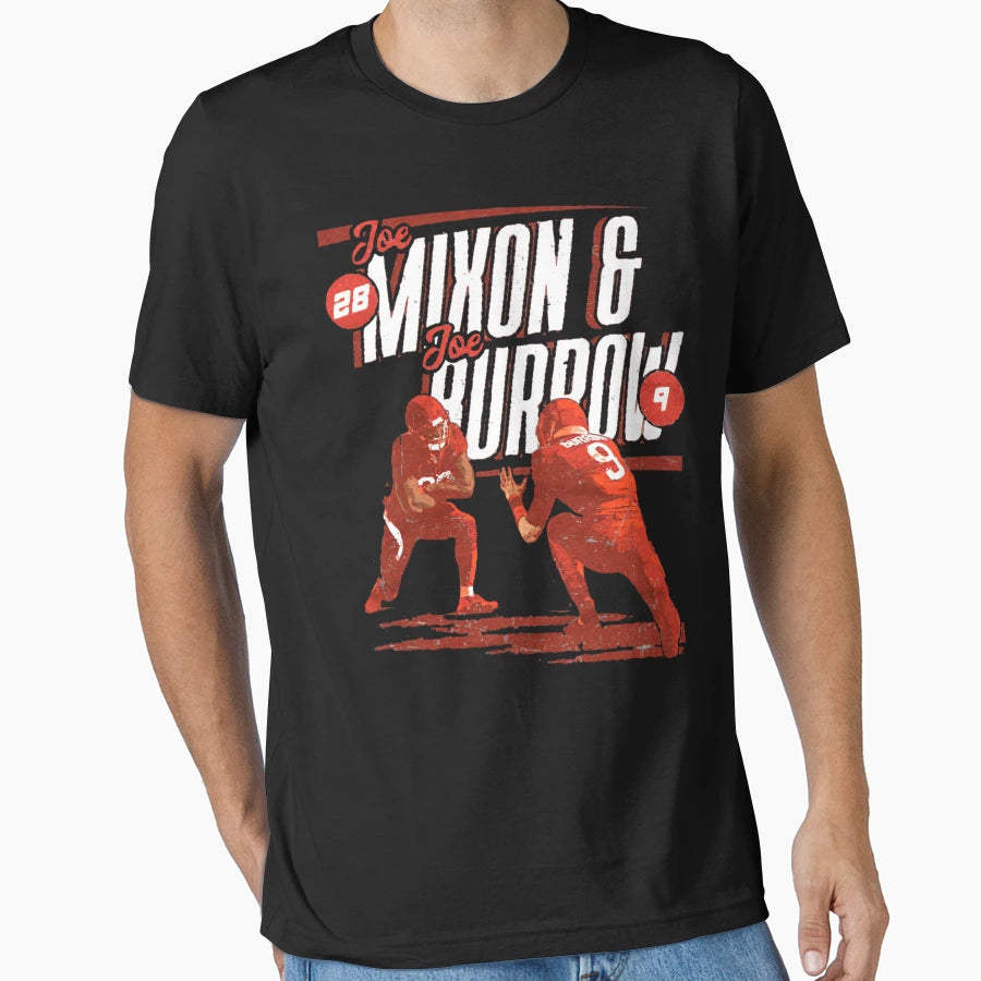 Joe Mixon And JB T-Shirt - Custom Art Print for Adults - T-Shirt, Sweatshirt, Hoodie