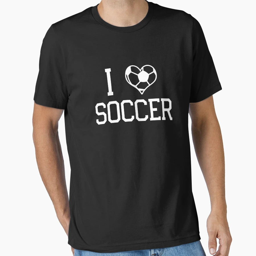 I Love Soccer T-Shirt - Trendy Graphic Unisex - T-Shirt, Sweatshirt, Hoodie