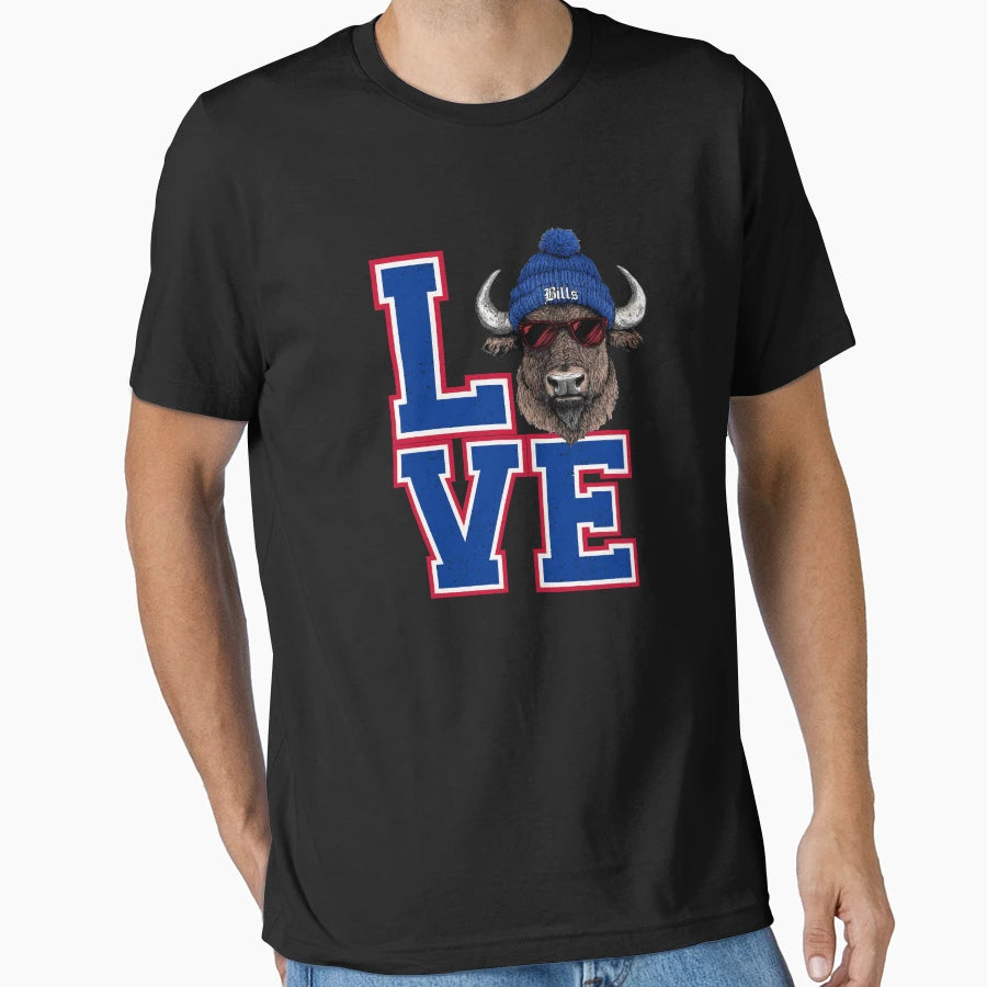 Buffalo Bills Love M5131 T-Shirt - Streetwear Style for Adults - T-Shirt, Sweatshirt, Hoodie
