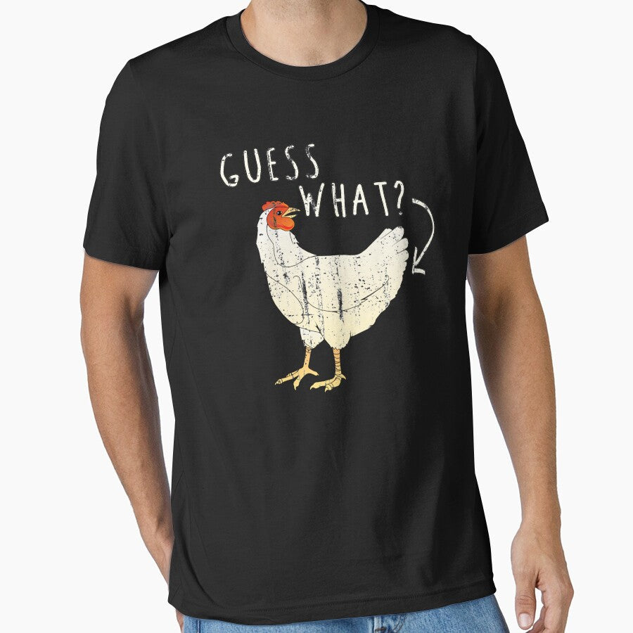 Guess What Chicken Butt by T-ShirtTech - Adult & Kids T-Shirts, Sweatshirts & Hoodies apparel design preview 1