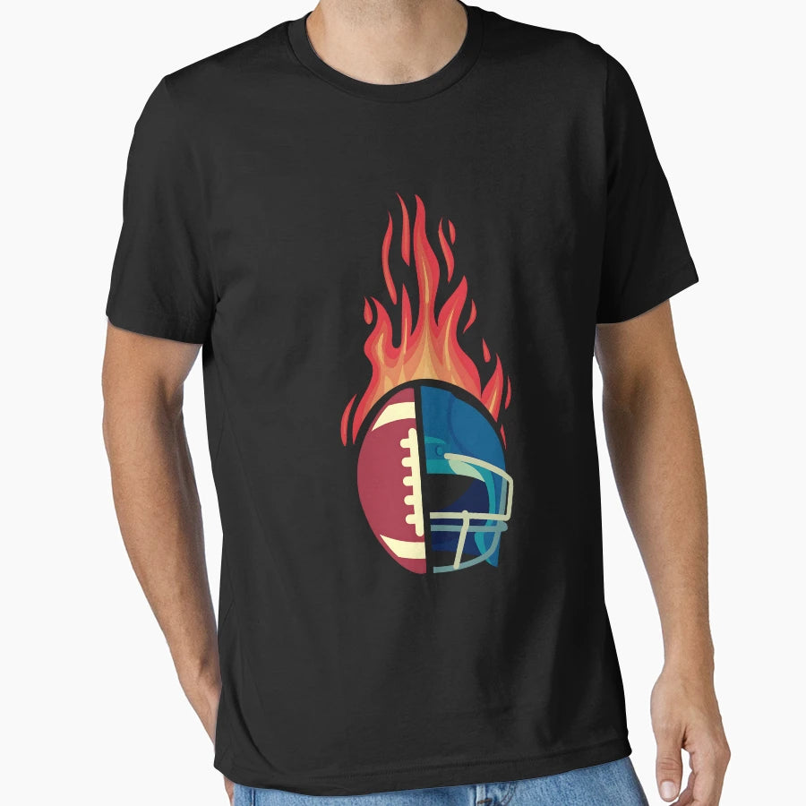 Funny Fathers Day American Football Helmet T-Shirt - Unique Graphic Unisex - T-Shirt, Sweatshirt, Hoodie