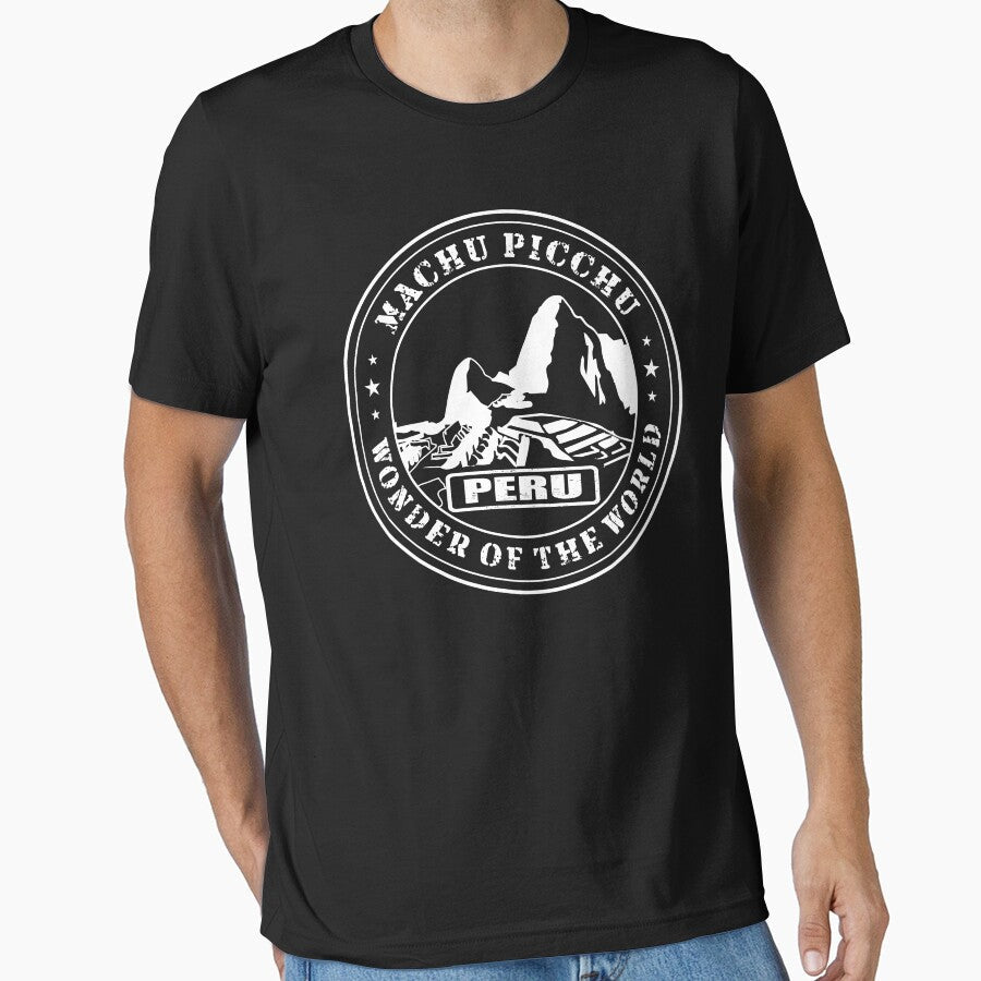Machu Picchu Peru Wonder of the World by - Adult & Kids T-Shirts, Sweatshirts & Hoodies apparel design preview 1