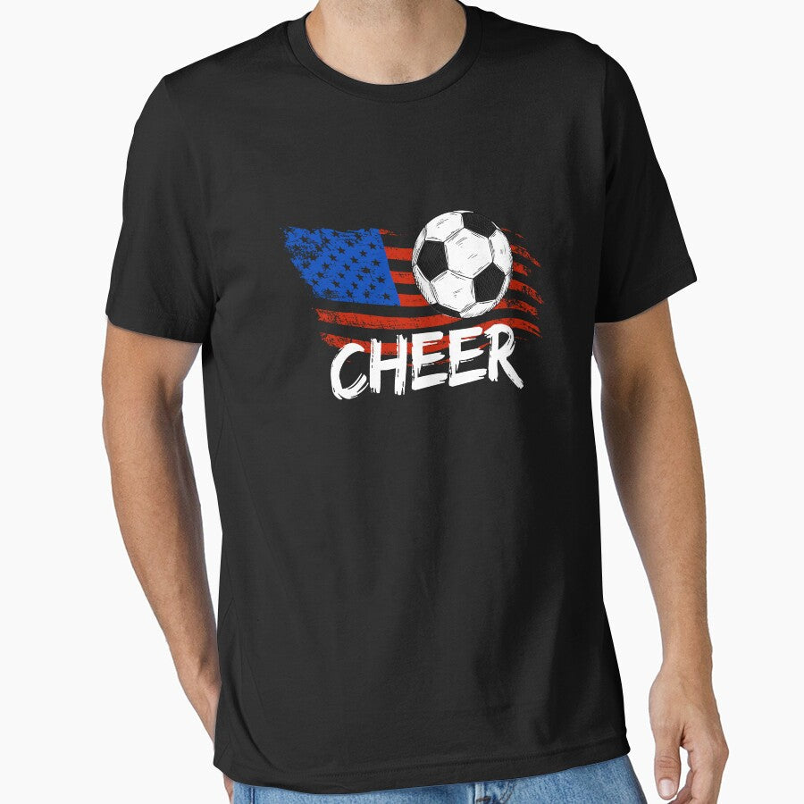Soccer Players Gifts Funny Cheer Football Fans - Adult & Kids T-Shirts, Sweatshirts & Hoodies apparel design preview 1
