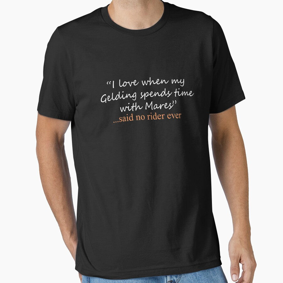 Funny Said No Rider ever Design by LGamble12345 - Adult & Kids T-Shirts, Sweatshirts & Hoodies apparel design preview 1