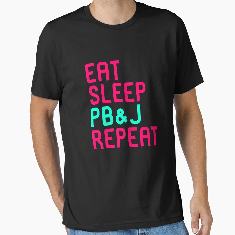 Eat Sleep Peanut Butter And Jelly T-Shirt - Unique Graphic for Adults - T-Shirt, Sweatshirt, Hoodie