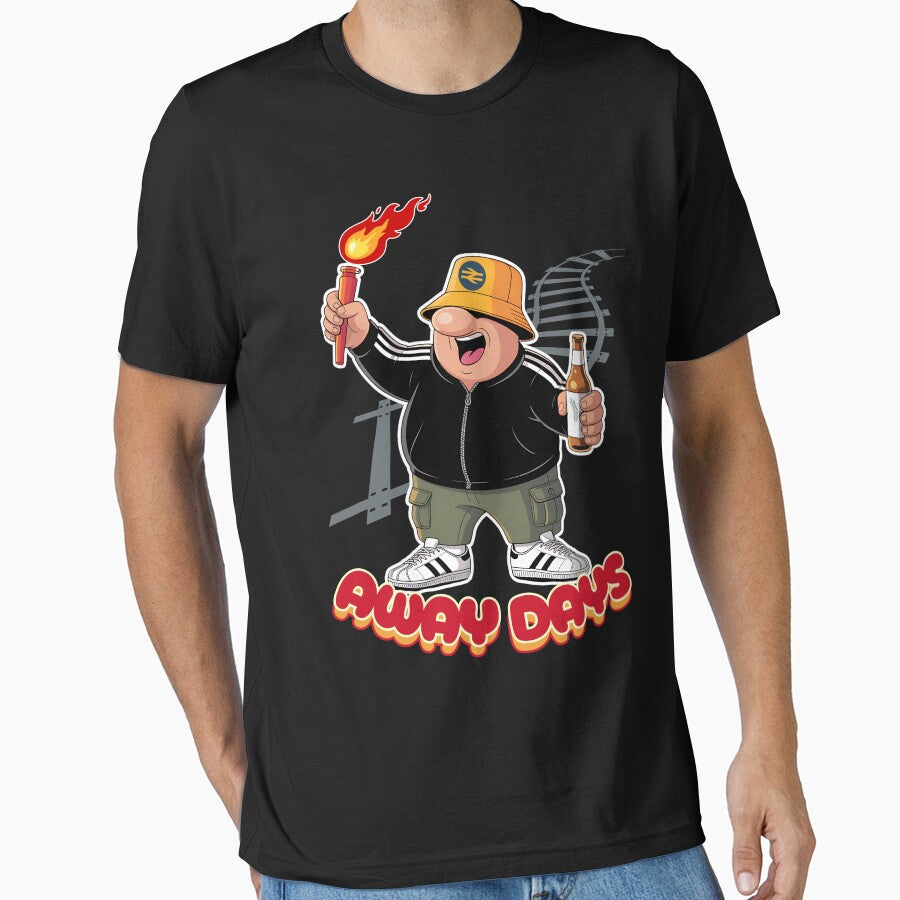 Away Days Football Fanatics by Domel Dirty Draft - Adult & Kids T-Shirts, Sweatshirts & Hoodies apparel design preview 1