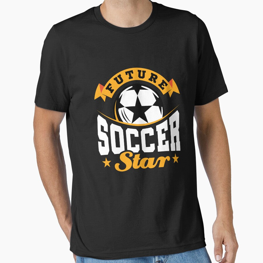 Future Soccer Star by jaygo - Adult & Kids T-Shirts, Sweatshirts & Hoodies apparel design preview 1