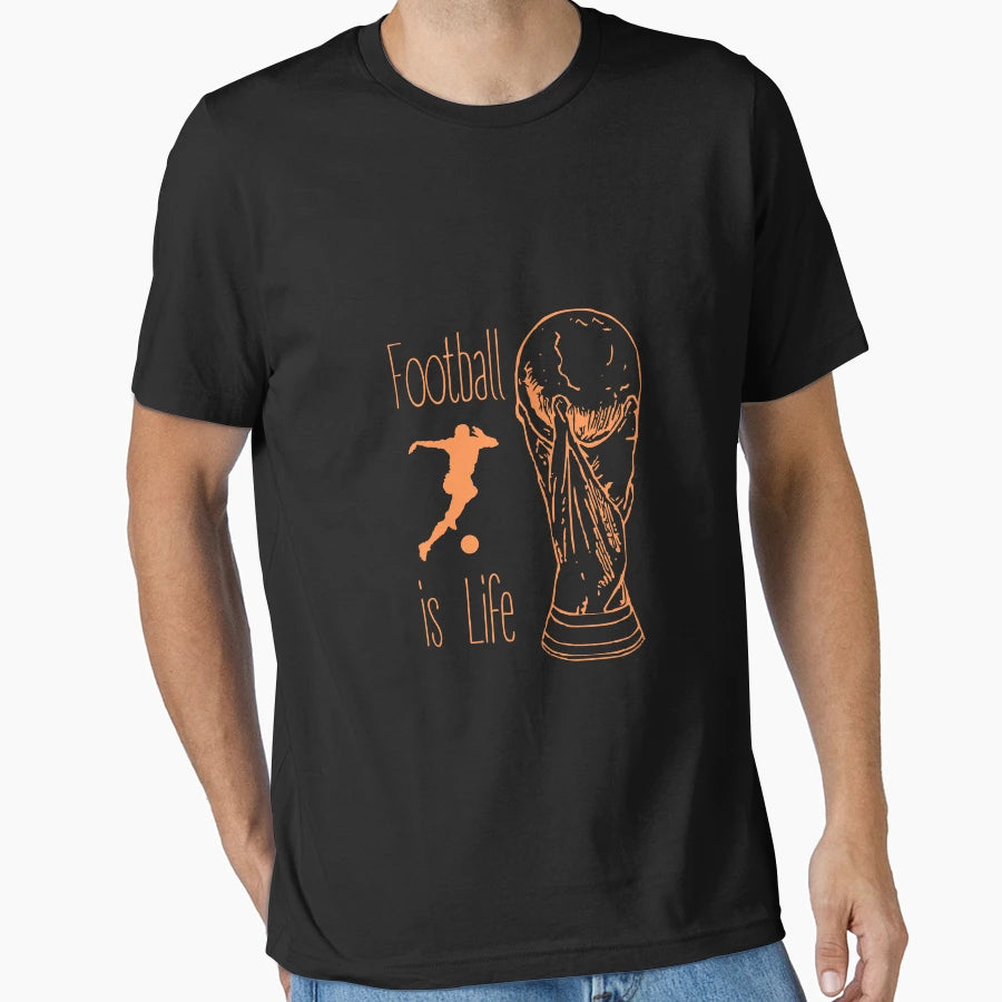 Football Is Life T-Shirt - Custom Art Print Men Women - T-Shirt, Sweatshirt, Hoodie