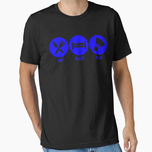 Badminton Shuttlecock Game Bat Smash T-Shirt - Aesthetic Graphic Unisex - T-Shirt, Sweatshirt, Hoodie