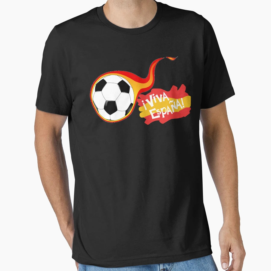 Spain Football Spain Soccer Viva T-Shirt - Aesthetic Graphic Men Women - T-Shirt, Sweatshirt, Hoodie