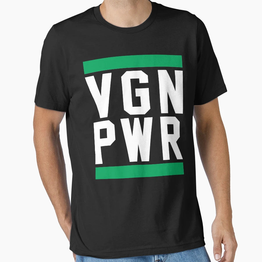Vgn Pwr T-Shirt - Casual Everyday Wear Unisex - T-Shirt, Sweatshirt, Hoodie