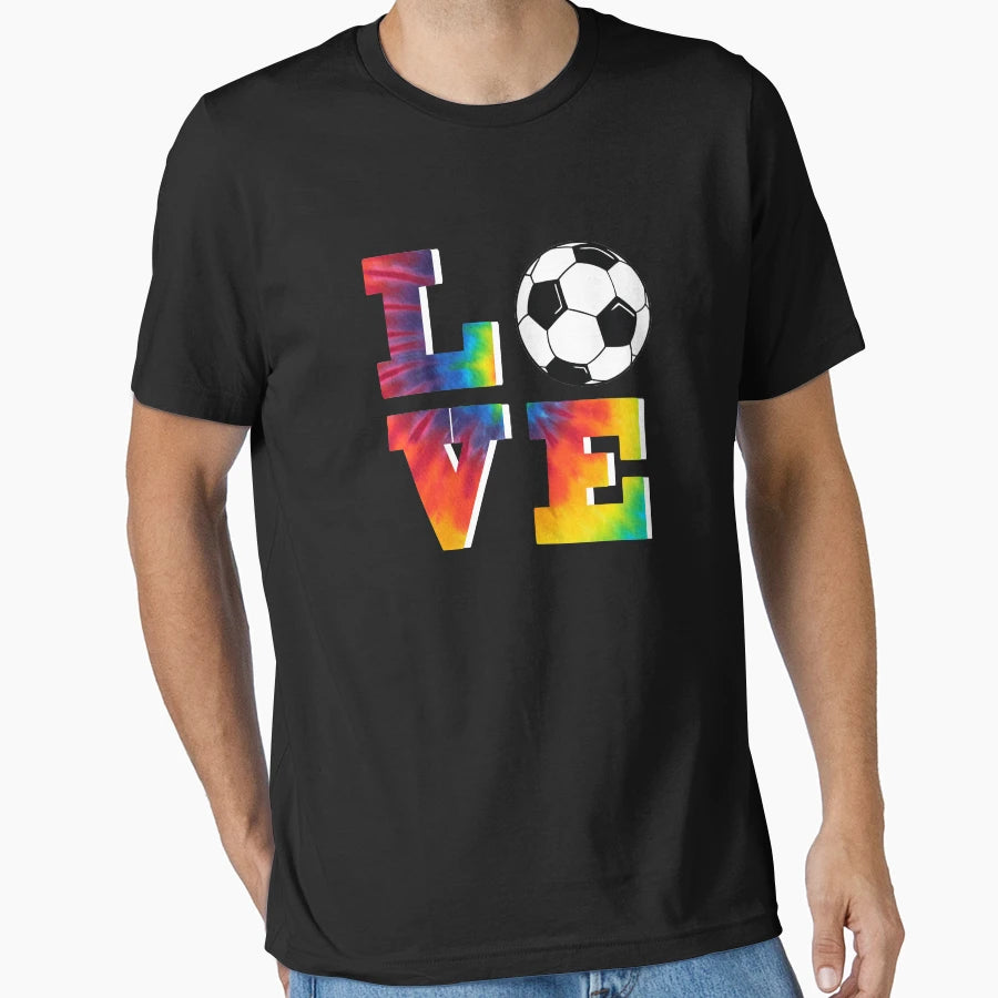Soccer Love Tie Dye T-Shirt - Graphic Print Unisex - T-Shirt, Sweatshirt, Hoodie