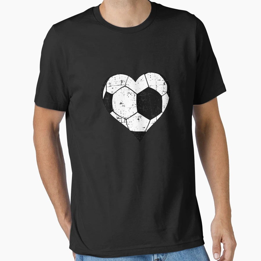 Soccer Heart Soccer Mom Dad Team T-Shirt - Fun Novelty Design Unisex - T-Shirt, Sweatshirt, Hoodie