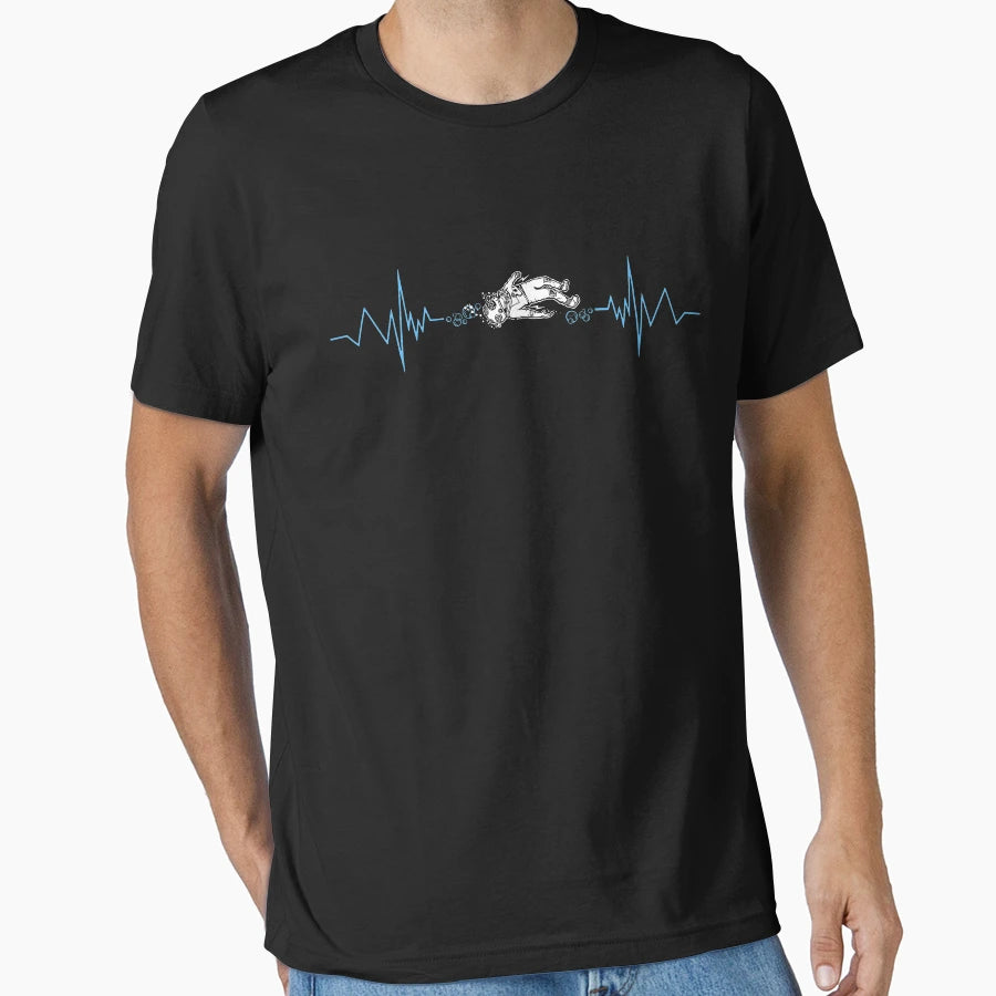 Scuba Diver Heartbeat T-Shirt - Casual Everyday Wear Men Women - T-Shirt, Sweatshirt, Hoodie
