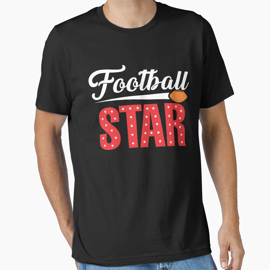 Football Star Gift T-Shirt - Novelty Apparel for Adults - T-Shirt, Sweatshirt, Hoodie