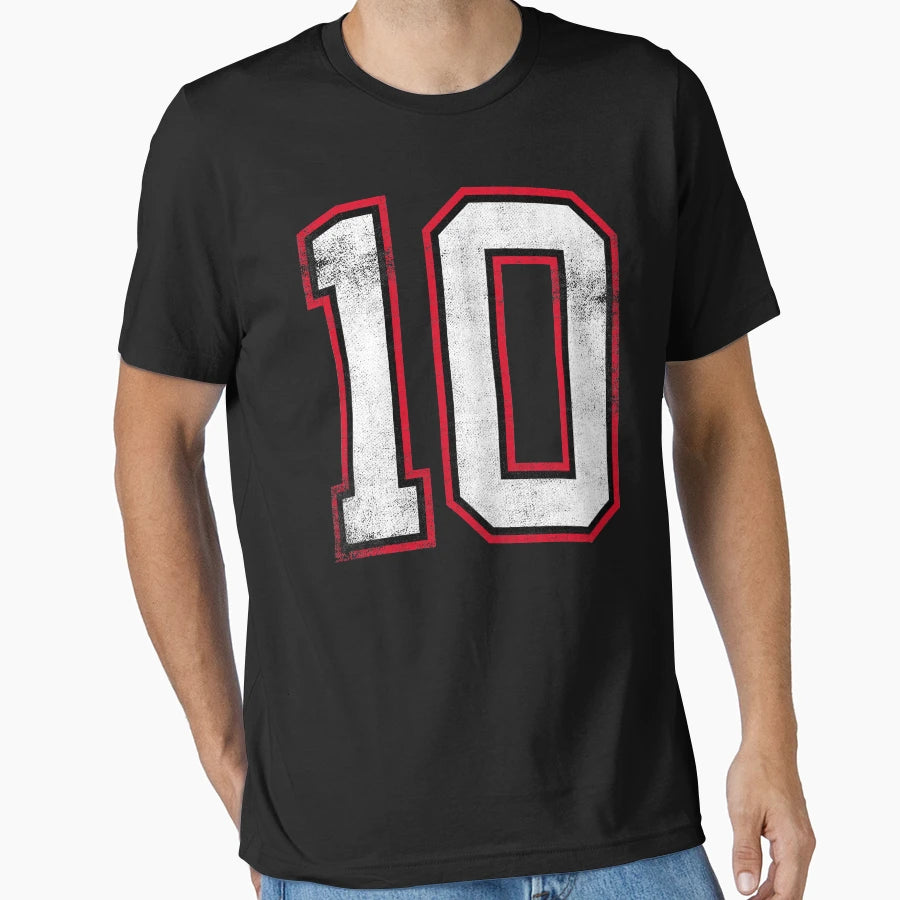 Number Ten 10 T-Shirt - Casual Everyday Wear Unisex - T-Shirt, Sweatshirt, Hoodie