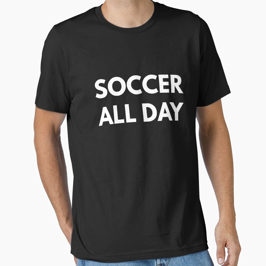 Soccer All Day by coffeeandwine - Adult & Kids T-Shirts, Sweatshirts & Hoodies apparel design preview 1