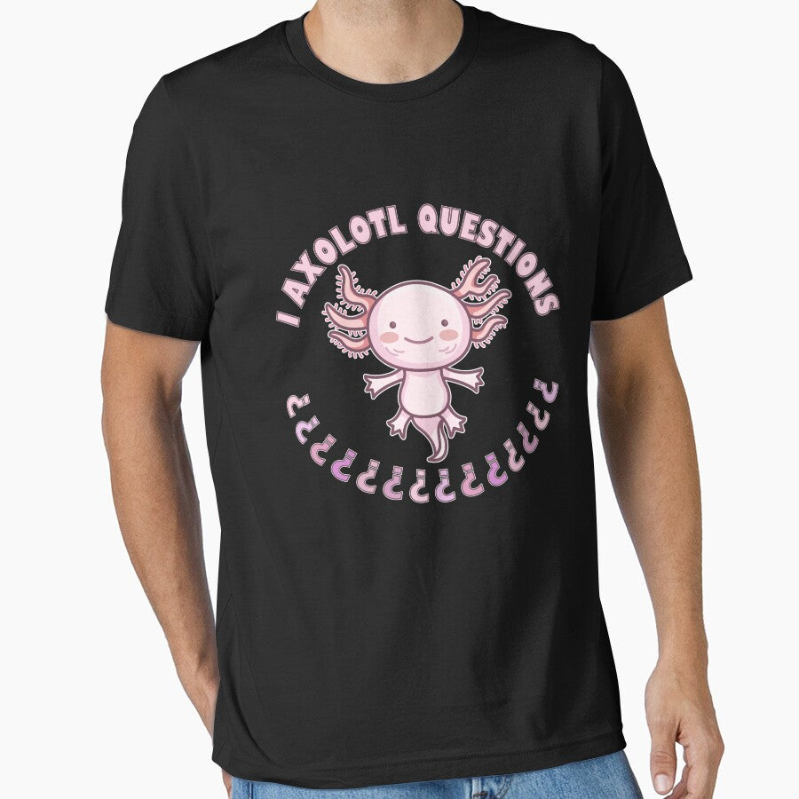 I Axolotl Questions With Question Marks by - Adult & Kids T-Shirts, Sweatshirts & Hoodies apparel design preview 1