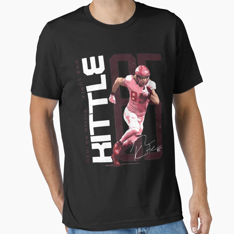 George Krieger Sport Kittle Tight End T-Shirt - Custom Art Print Unisex - T-Shirt, Sweatshirt, Hoodie