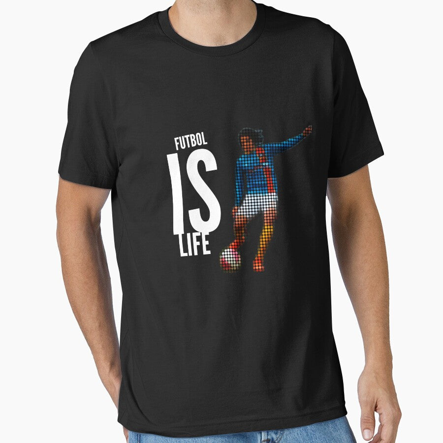 FUTBOL IS LIFE by melio17 - Adult & Kids T-Shirts, Sweatshirts & Hoodies apparel design preview 1