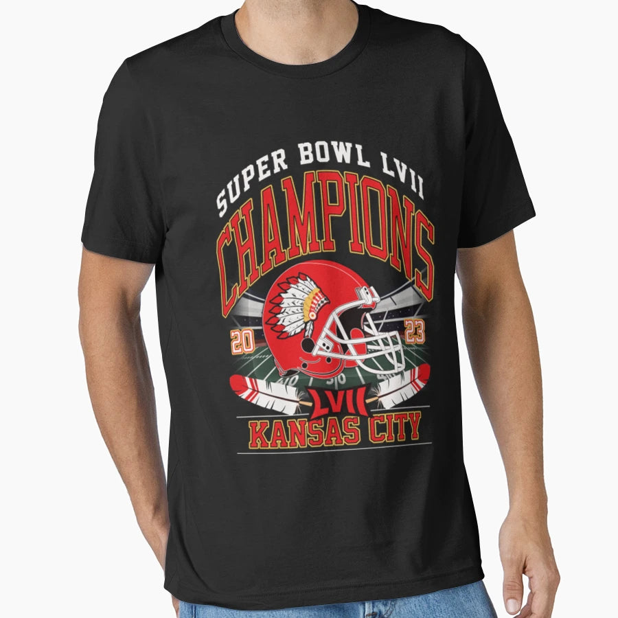 Kansas City Chiefs T-Shirt - Minimalist Print Men Women - T-Shirt, Sweatshirt, Hoodie