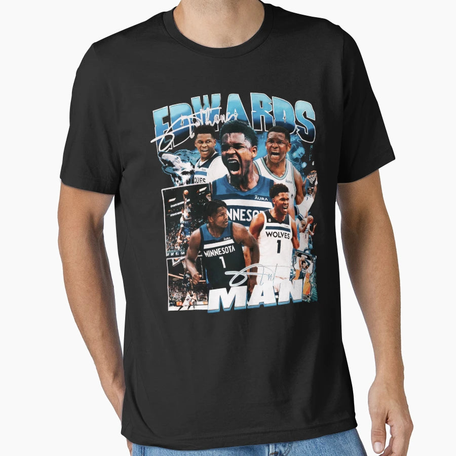 Anthony Edwards Ant T-Shirt - Novelty Apparel for Adults - T-Shirt, Sweatshirt, Hoodie