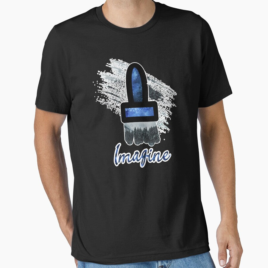 'Let's Paint the Forest' Composition Designs for - Adult & Kids T-Shirts, Sweatshirts & Hoodies apparel design preview 1