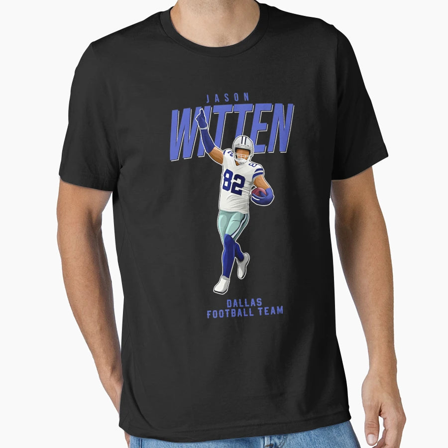 Jason Witten 82 Dallas Football Team T-Shirt - Graphic Print Unisex - T-Shirt, Sweatshirt, Hoodie