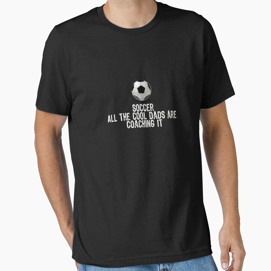 Funny Soccer All the Cool Dads are Coaching it Design - Adult & Kids T-Shirts, Sweatshirts & Hoodies apparel design preview 1