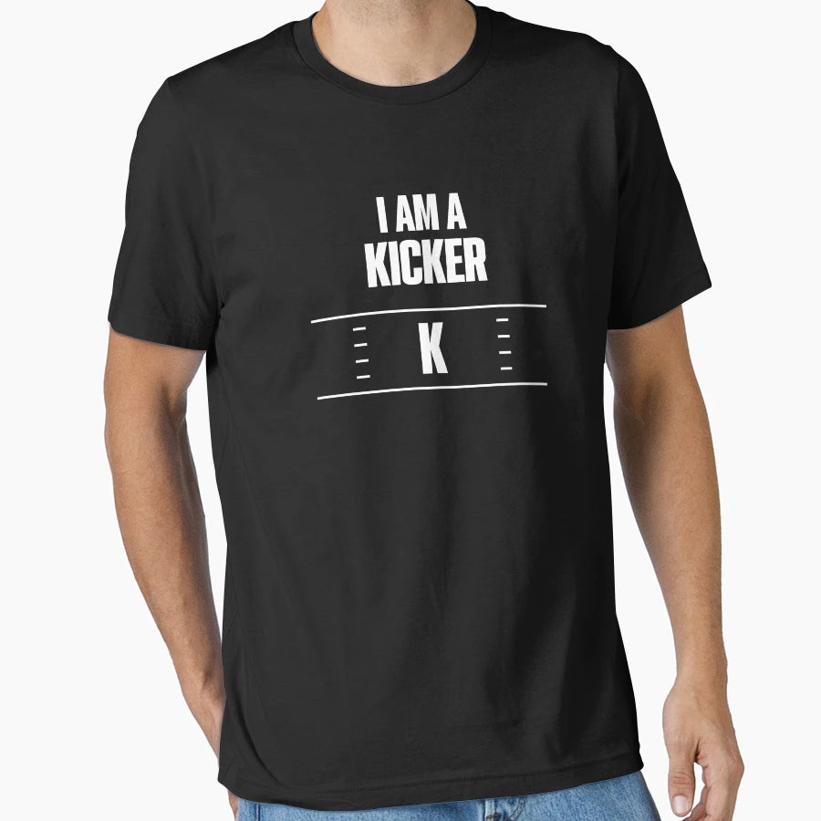 I Play Football K Position T-Shirt - Casual Everyday Wear for Adults - T-Shirt, Sweatshirt, Hoodie