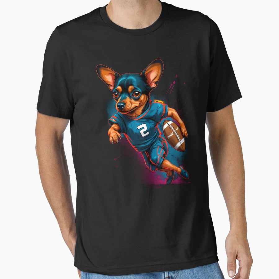 Dachshund Pinscher Chihuahua Dog T-Shirt - Novelty Apparel Men Women - T-Shirt, Sweatshirt, Hoodie