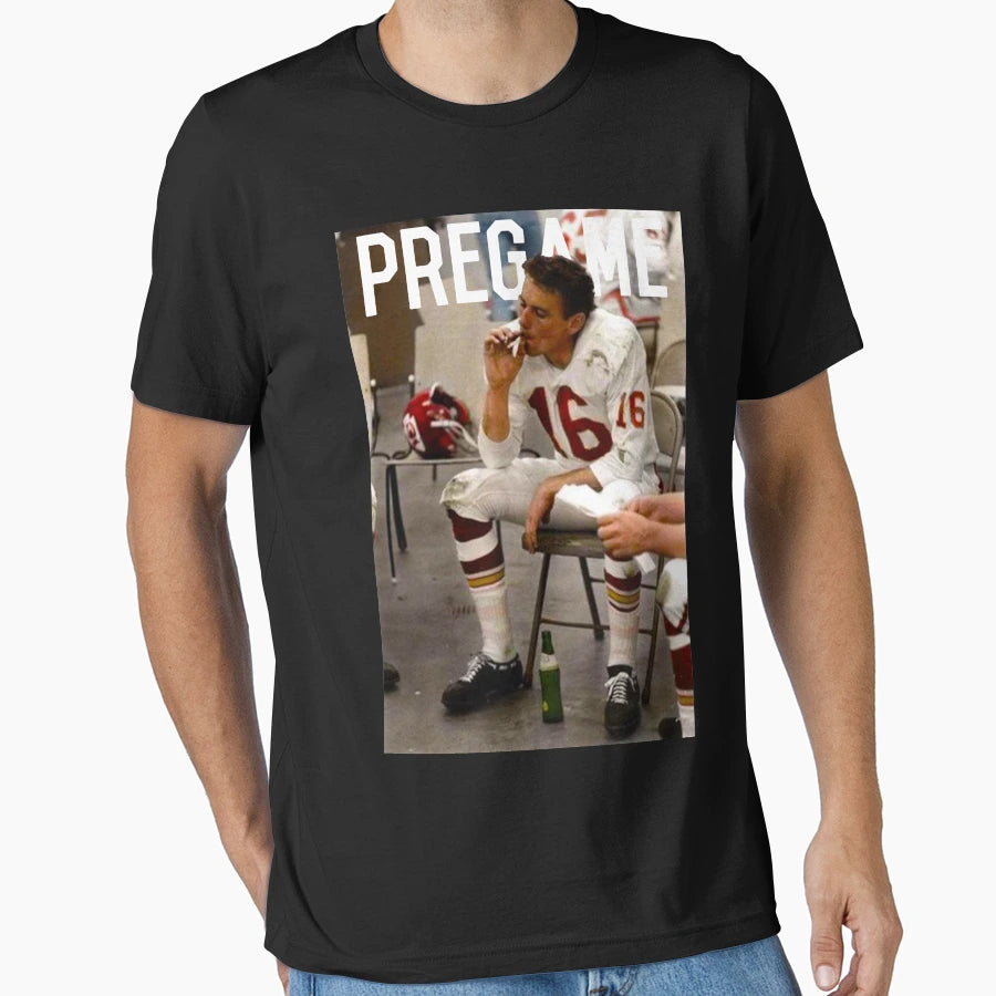 Len Dawson Smoking T-Shirt - Trendy Graphic Unisex - T-Shirt, Sweatshirt, Hoodie
