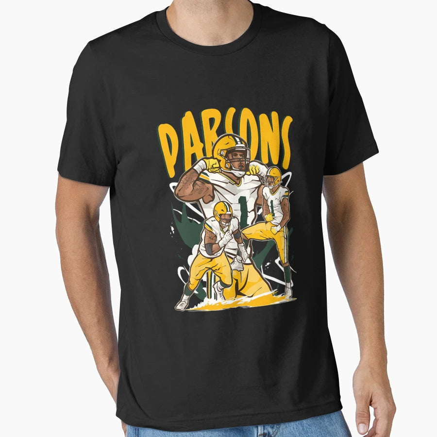MP Green Bay Cartoon T-Shirt - Minimalist Print for Adults - T-Shirt, Sweatshirt, Hoodie