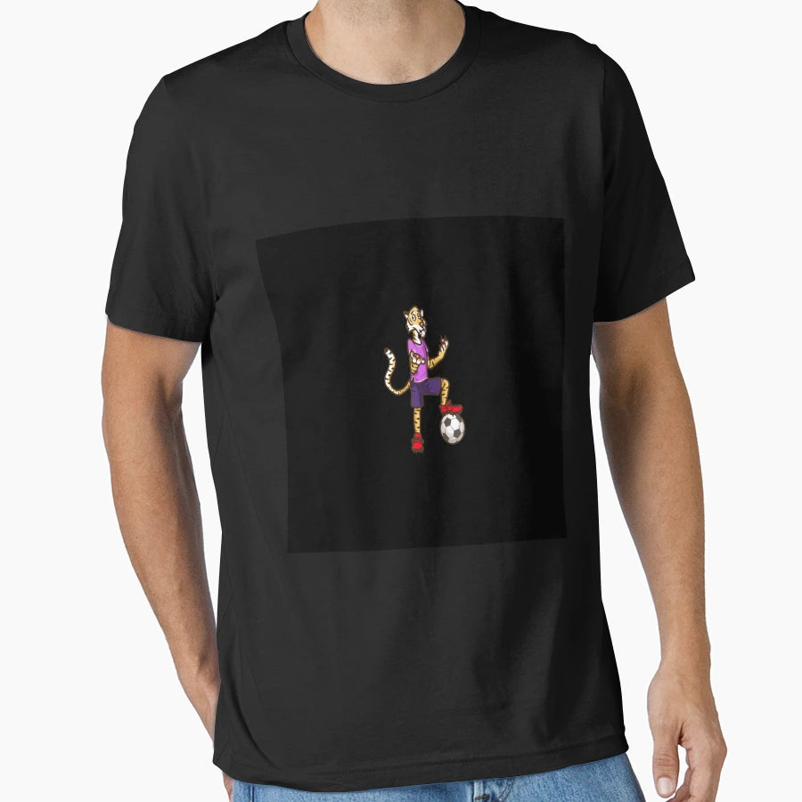 Soccer Tiger Line Dress T-Shirt - Trendy Graphic Unisex - T-Shirt, Sweatshirt, Hoodie