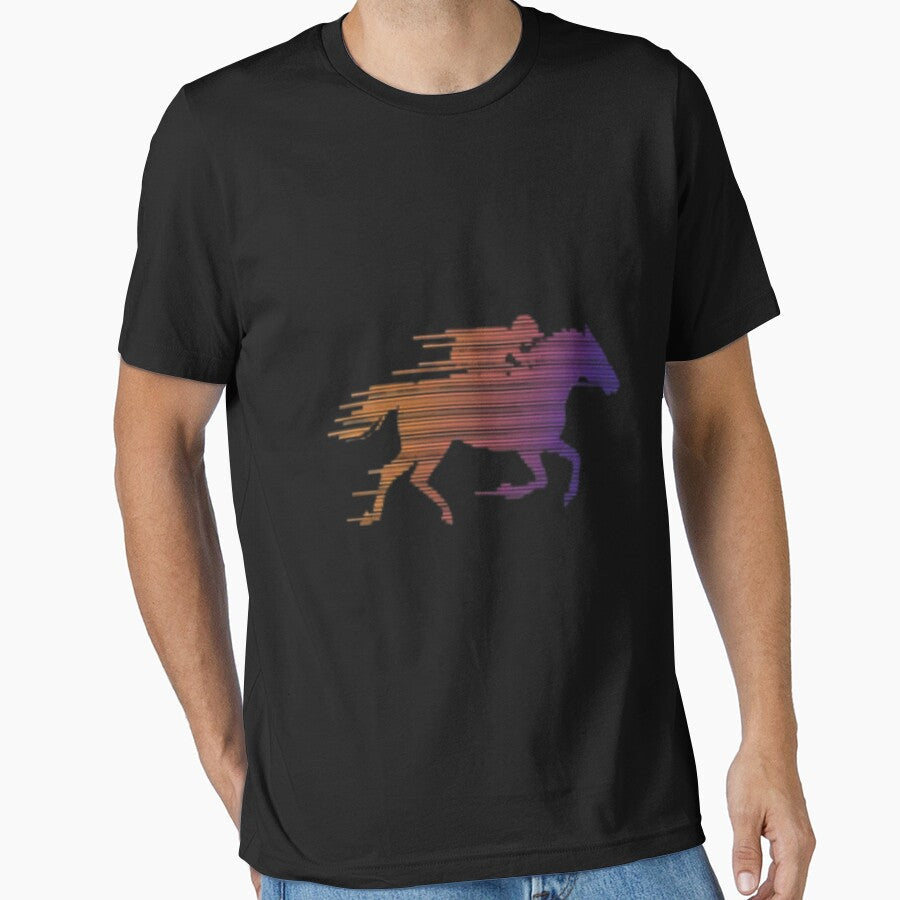 HORSE RACE by Obinne - Adult & Kids T-Shirts, Sweatshirts & Hoodies apparel design preview 1