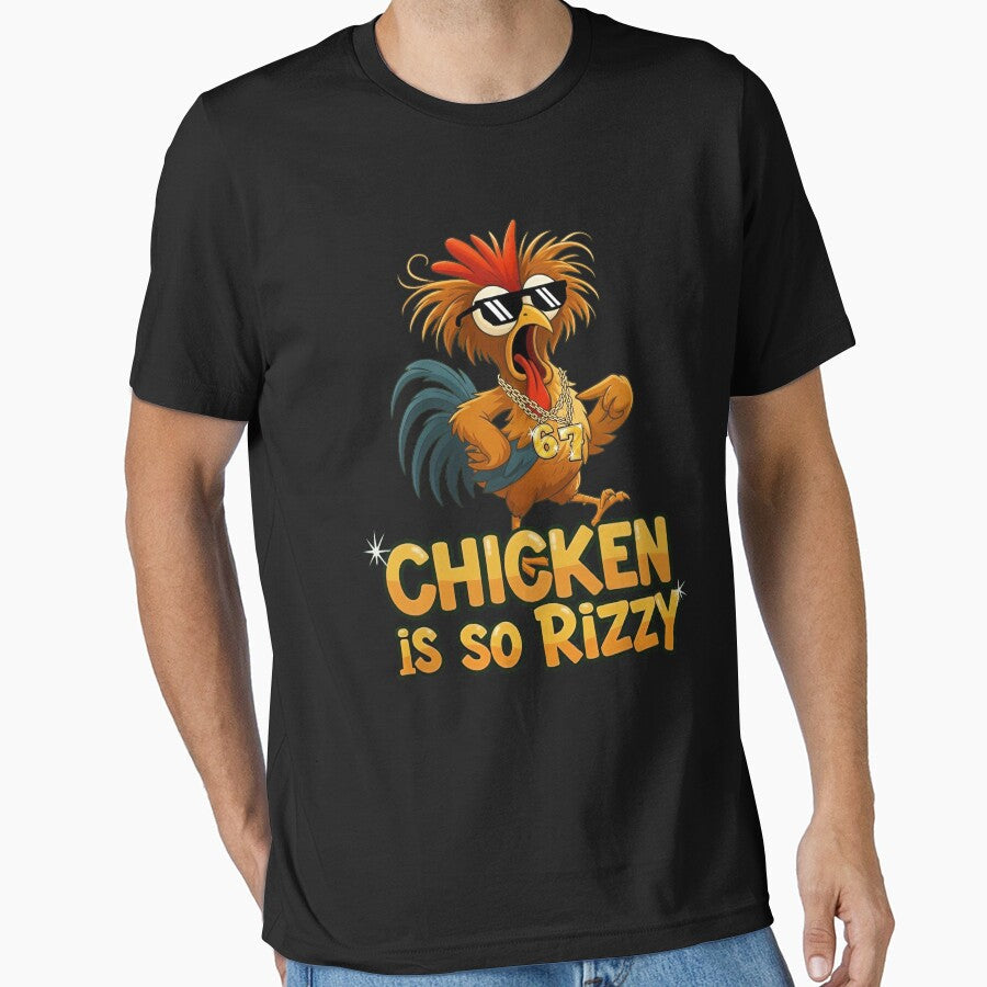 67 6 7 Cool Gangster Chicken Meme by LashondaGreen89 - Adult & Kids T-Shirts, Sweatshirts & Hoodies apparel design preview 1