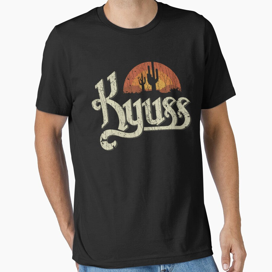 Kyuss Sunset 1987 by CharlesLoiseau - Adult & Kids T-Shirts, Sweatshirts & Hoodies apparel design preview 1